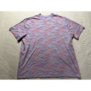 Vintage Wave Levi's Tee Shirt Mens Size XL Relaxed Fit Retro Tie Die Wave